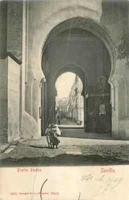 Porta do Perdão — Sevilha — Stengel & Co., Dresden, n° 28432