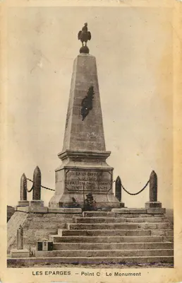 Les Eparges — O Monumento da 12ª Divisão — Ponto C