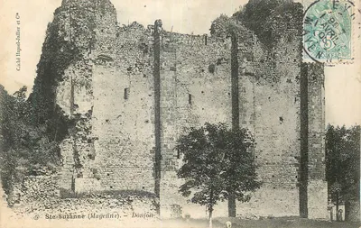 Ste-Suzanne (Mayenne) — Torre de defesa — Carimbo Hagnel-Jallier e Cie