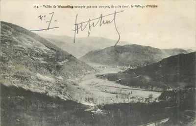 Vale de W... - ocupado por nossas tropas, no fundo, o Village d'Urbès — n°7