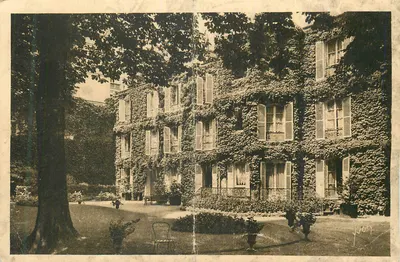 Bilhete postal antigo — Casa da Saúde do Roule Neuilly sur Seine