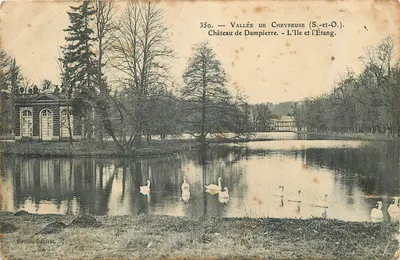 Castelo de Dampierre — L'Île e l'Étang — Vale da Chevreuse (S.-e-O.) — Edição Caumont, n° 350