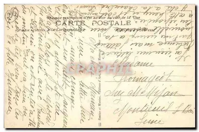 Menton — Vista general — R.M. n°1443 — Reverso