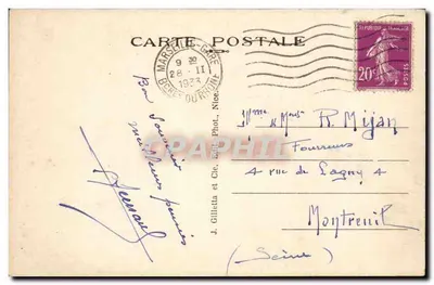NICE — Promenade des Anglais — J. Gilletta et Cie, Édit. Phot. — Verso