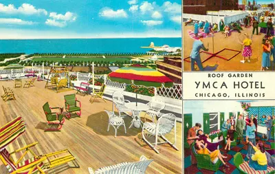 Telhado com Jardim YMCA Hotel — Chicago, Illinois