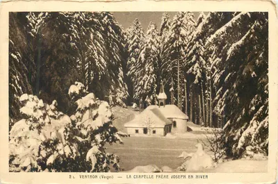 Ventron (Vosges) — A capela Frère Joseph no inverno