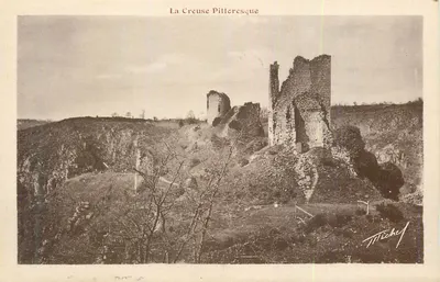 La Creuse Pilleresque — Ruínas de um castelo — Michéch