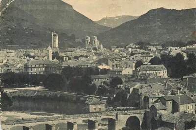 Vista de Conde-sur-l'Arve — editor não visível, número de série ilegível