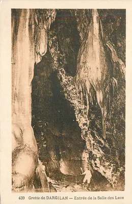 Gruta de DARGILAN — Entrada da Sala dos Lagos — n° 439