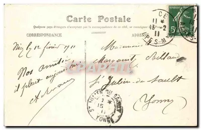NICE — Les Ponchettes — Edição Picard, Nice, n°51 — Verso