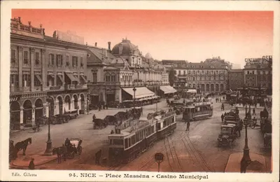 Nice - Place Masséna - Casino Municipal — Édit. Giletta, n° 94