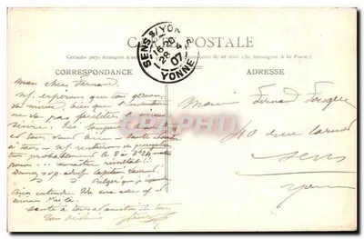 Nice - Aleja Félix Faure — Wydawnictwo Picard, Nice — Rewers