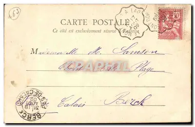 La Bourboule — La Roche-Vendée — B.F., Paryż — Rewers