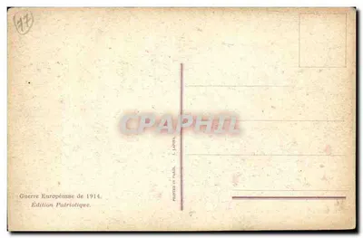 Entornos de Chambry — Obús de 75 después de la derrota del enemigo — Edición Patriótica — Reverso