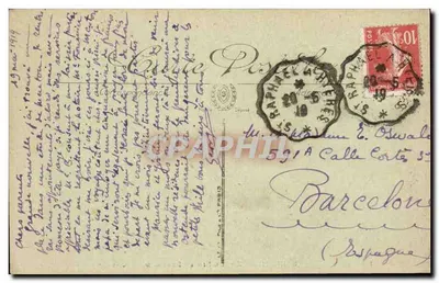 Saint-Tropez — Le Pin de Bertaud — Mlle Barrois, Wydawca — Rewers
