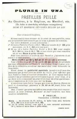 Widok miasta Carcassonne (Aude) — Nadaud — Rewers