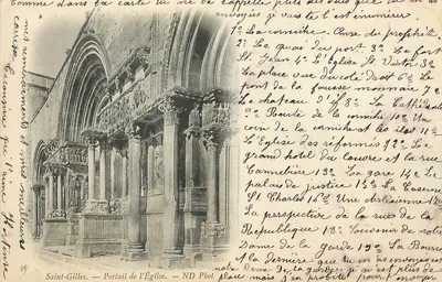 Saint-Gilles — Portal da Igreja — ND Phot