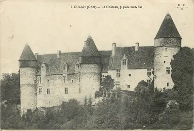 Culan (Cher) — O Castelo, fachada Sudeste