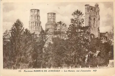 Antiga Abadia de Jumièges — As Ruínas, vista geral