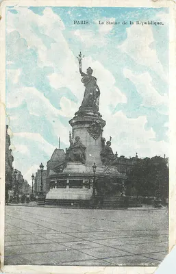 Paris — La Statue de la République — Éditeur : C. L. C. (n° 103)