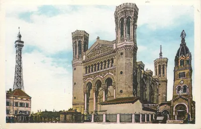 Catedral Santa Maria de Embrun — vista com a Torre da Hora — editor não identificado