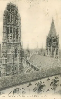 Rouen — As Torres da Catedral — LL.