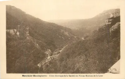 Mouthier-Haute-Pierre — Usina elétrica da Sociedade das Forças Motrizes da Loue
