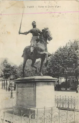 Paris — Statue de Jeanne d'Arc — éditeur P. V. S. n°11
