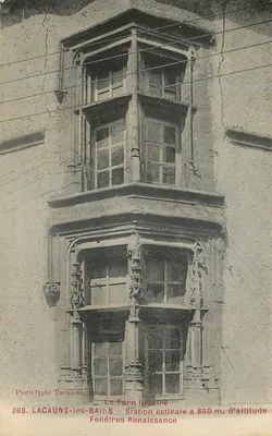 Lacaune-les-Bains — Janelas Renascentistas — Estação de verão a 850 m de altitude