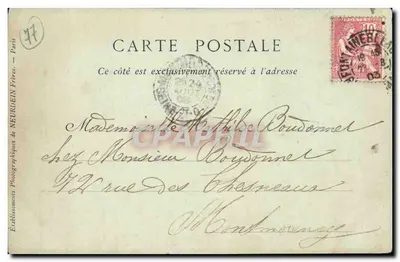 Woud van Fontainebleau — La Mare aux Fées — Collecties ND Phot — Achterkant