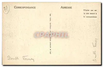 Fontainebleau — A Floresta — O Elefante — LL — Verso