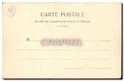 Floresta de Fontainebleau — Rocha esculturada — Thubaul, editores, Fontainebleau-Melun, n°89 — Verso