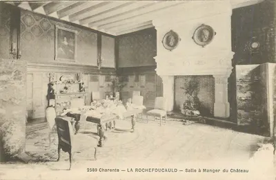 La Rochefoucauld — Sala de Jantar do Castelo — Charente