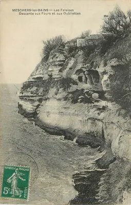 MESCHERS-les-BAINS — As Falésias — Descida aos Fours e às Oubliettes