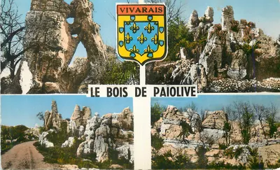O Bois de Païolive — Vivaraïs — editor desconhecido, número de série não visível