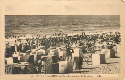 SOULAC sur-MER — Vista geral da praia — I.L.