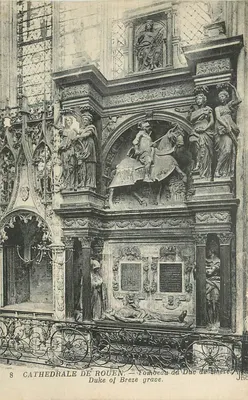 Catedral de Rouen — Túmulo do Duque de Breze
