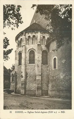 Cosne — Igreja de São Agnão (século XII) — ND.