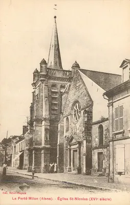 La Ferté-Milon (Aisne) — Igreja de São Nicolau (século XVI) — Edição Béfort-Dupuis
