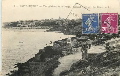 Saint-Lunaire — Vista geral da Praia — LL