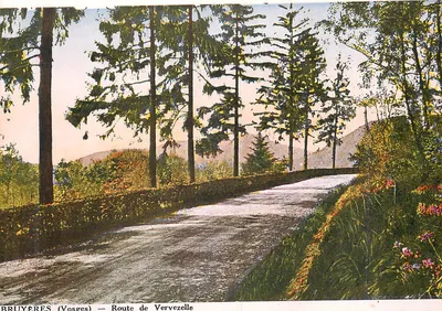 Bruyères (Vosges) — Estrada de Vervezelle