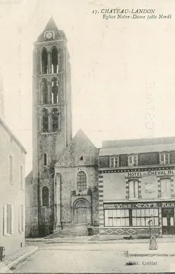 Château-Landon — Igreja Notre-Dame (lado Norte) — Edit. Caillat