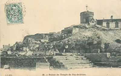 Ruínas do Templo do Puy-de-Dôme — A.G. fot. — n° 55