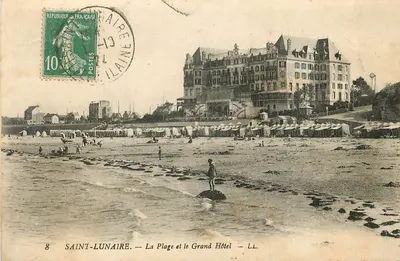 SAINT-LUNAIRE — A Praia e o Grand Hôtel — LL.