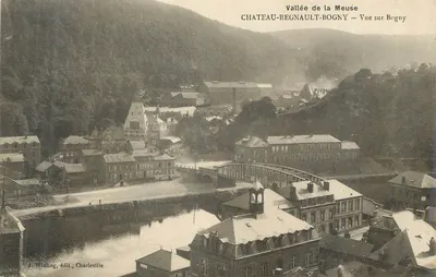 Château-Régnault-Bogny — Vista de Bogny — J. Winling, editor, Charleville