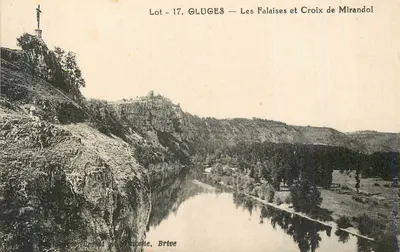 Gluges — As Falésias e Cruz de Mirandol — Editor Brive, n°17