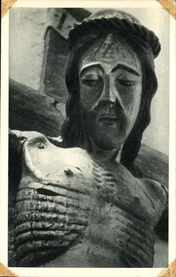 Saint-Savin — Cristo do século XIV — Foto P. d'Aubuisson