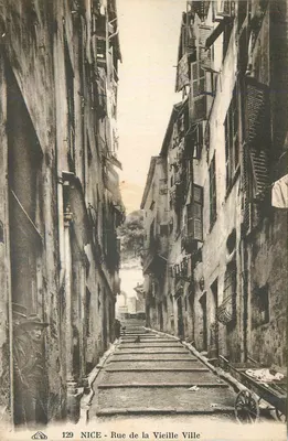 Nice - Rue de la Vieille Ville — vista em perspectiva — editor C.A.D. n°129