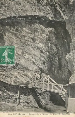 Servoz — Gorges da Diosaz, o Ponte do Soufflet — J.J. 8117