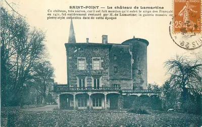 Saint-Point — O castelo de Lamartine — editor não visível